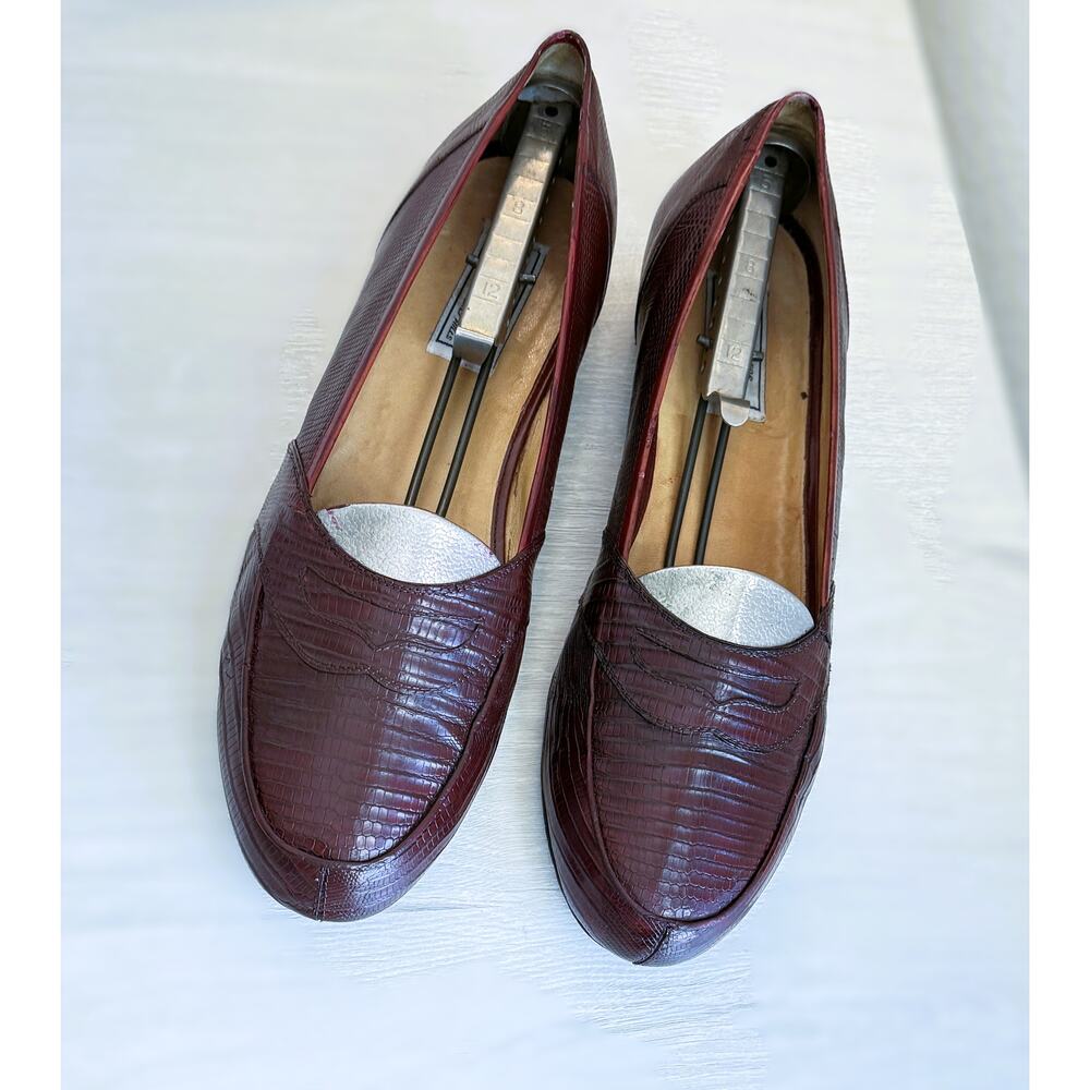 CERTO Handcrafted Italian Exotic Skin Vintage Loafers